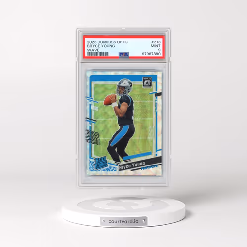 2023 Panini Donruss Optic #213 Bryce Young - Wave (PSA 9 MINT)
