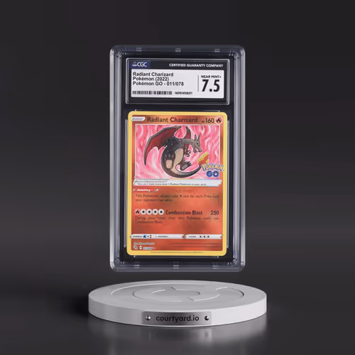 2022 Pokémon GO #011/078 Radiant Charizard - Holo (CGC 7.5 NM+)