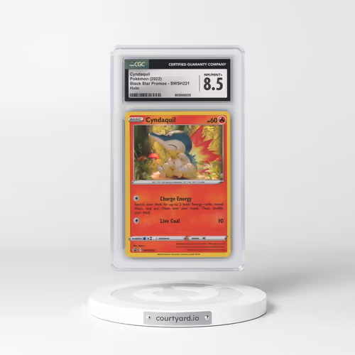 2017 Black Star Promos - Sword & Shield #SWSH221 Cyndaquil - Holo (CGC 8.5 NM-MT+)