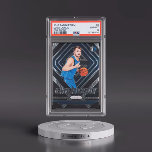 2018 Panini Prizm Emergent #3 Luka Doncic (PSA 8 NM-MT)