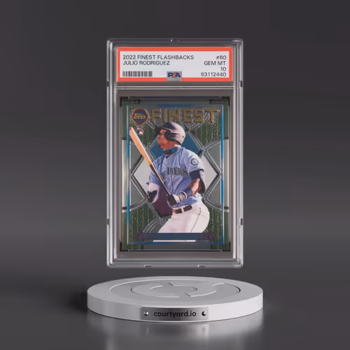 2022 Topps Finest Flashbacks #60 Julio Rodriguez (PSA 10 GEM MINT)
