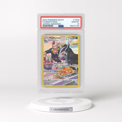 2022 Pokémon Sword & Shield Astral Radiance #TG09 Mightyena - Full Art (PSA 10 GEM MINT)