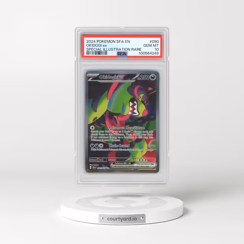 2024 Pokémon Sfa EN-Shrouded Fable #090 Okidogi EX - Holo Special Illustration Rare (PSA 10 GEM MINT)