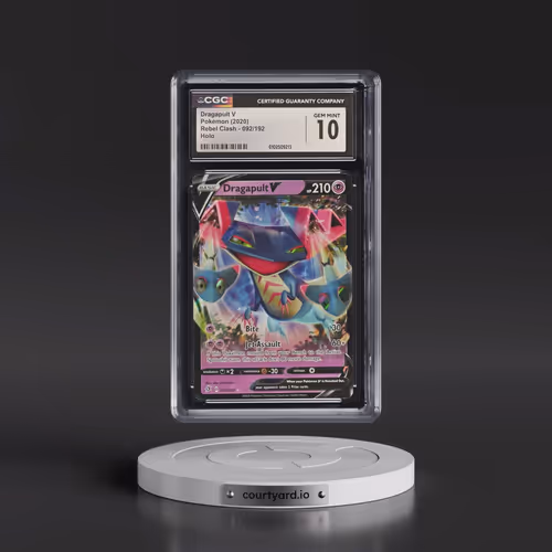 2020 Rebel Clash #092/192 Dragapult V - Holo (CGC 10 GEM MINT)
