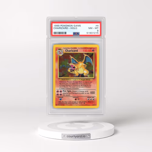 1999 Pokémon Game #4 Charizard - Holo (PSA 8 NM-MT)