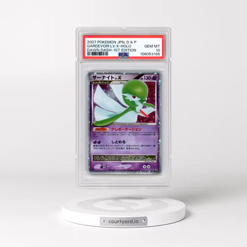 2007 Pokémon Diamond & Pearl Dawn Dash Gardevoir LV.X - 1st Edition Holo (PSA 10 GEM MINT)