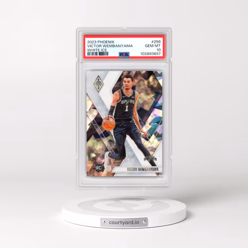 2023 Panini Phoenix #256 Victor Wembanyama - White Ice (PSA 10 GEM MINT)