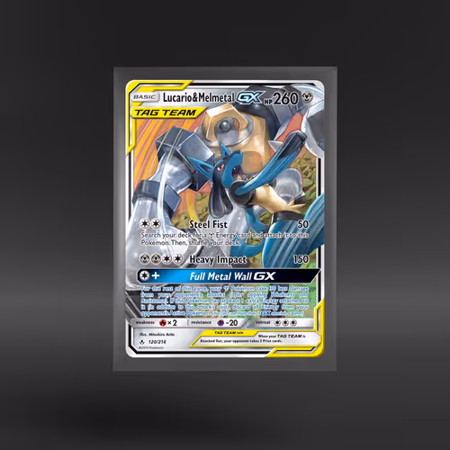 Unbroken Bonds #120/214 Lucario & Melmetal-GX