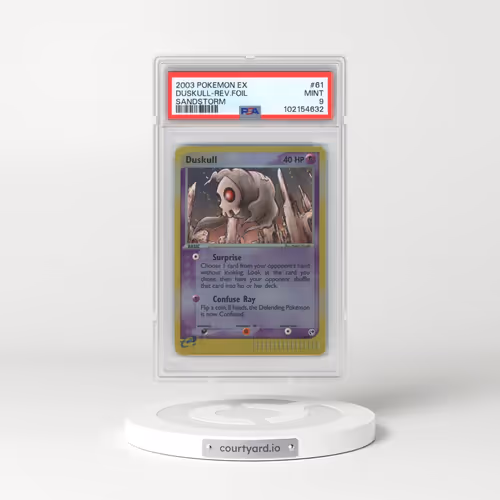 2003 Pokémon EX Sandstorm #61 Duskull - Reverse Foil (PSA 9 MINT)