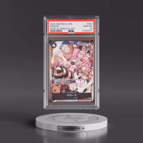 2023 One Piece Japanese OP06-Wings of the Captain #093 Perona - Alternate Art (PSA 10 GEM MINT)