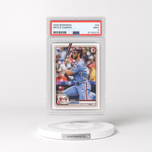2020 Bowman #54 Bryce Harper (PSA 9 MINT)