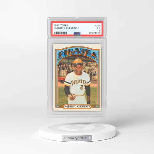 1972 Topps #309 Roberto Clemente (PSA 5 EX)