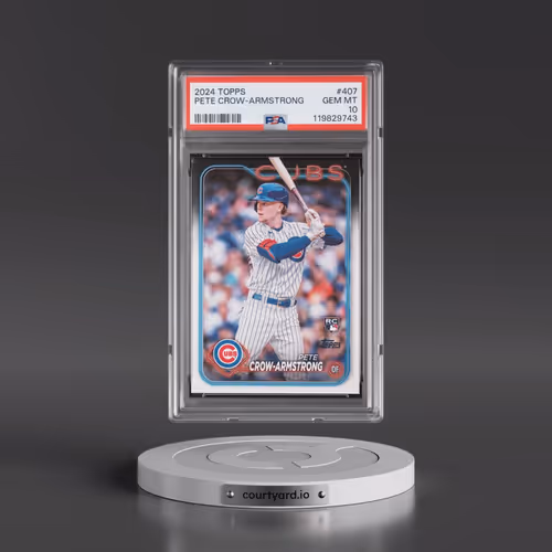 2024 Topps #407 Pete Crow-Armstrong (PSA 10 GEM MINT)