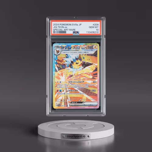 2024 Pokémon Sv8a-Terastal Fest EX #209 Jolteon EX - Holo Special Art Rare (PSA 10 GEM MINT)