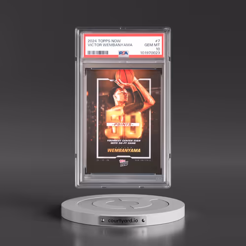 2024 Topps Now #7 Victor Wembanyama (PSA 10 GEM MINT)