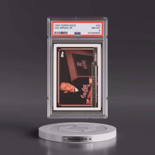 1992 Topps Gold #40 Cal Ripken Jr. (PSA 8 NM-MT)