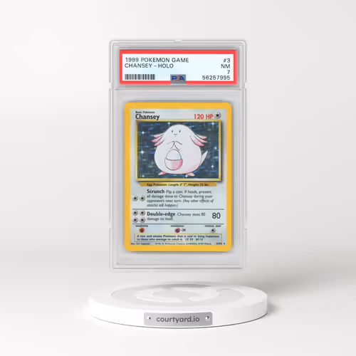 1999 Pokémon Game #3 Chansey - Holo (PSA 7 NM)