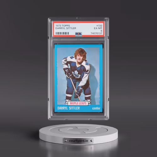 1973 Topps #132 Darryl Sittler (PSA 6 EX-MT)
