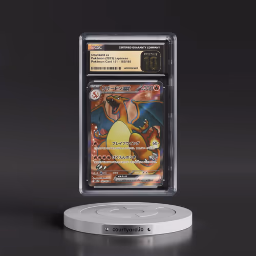 2023 Pokémon Card 151 #185/165 Charizard ex - Super Rare Holo (CGC 10 PRISTINE)