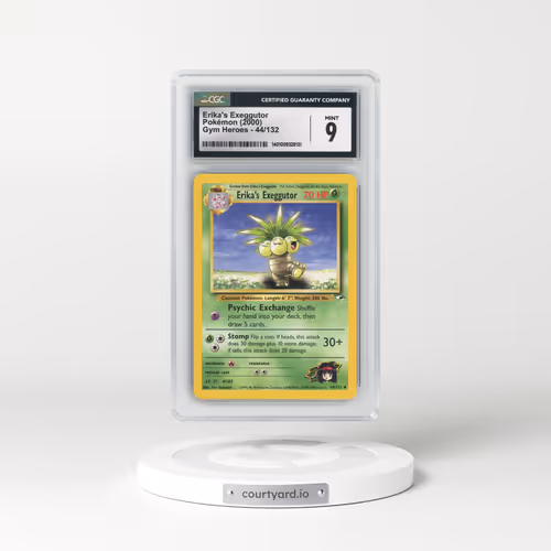 2000 Gym Heroes #44/132 Erika's Exeggutor (CGC 9 MINT)