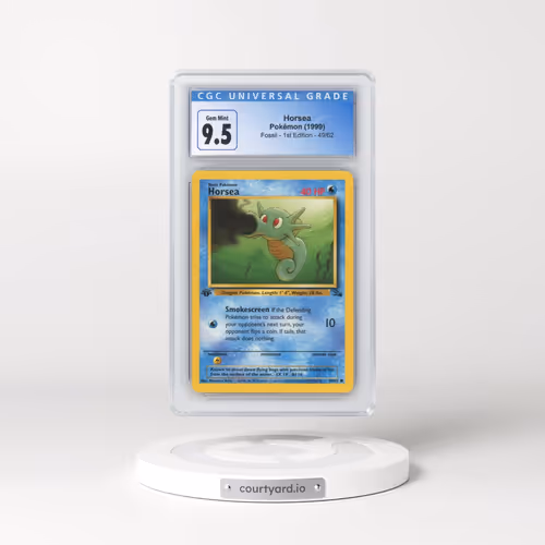 1999 Fossil #49/62 Horsea - 1st Edition 1st Edition (CGC 10 GEM MINT)