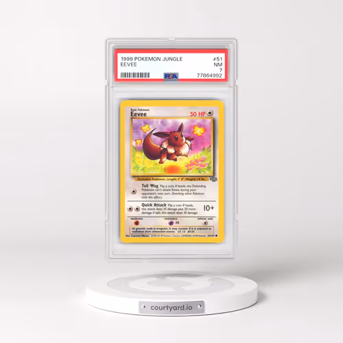 1999 Pokémon Jungle #51 Eevee (PSA 7 NM)