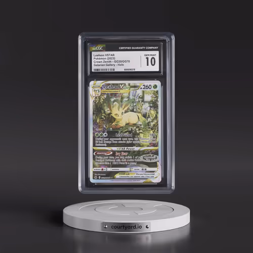 2023 Crown Zenith #GG35/GG70 Leafeon VSTAR - Galarian Gallery Holo (CGC 10 GEM MINT)