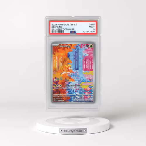 2024 Pokémon Tef EN-Temporal Forces #165 Deerling - Illustration Rare (PSA 9 MINT)
