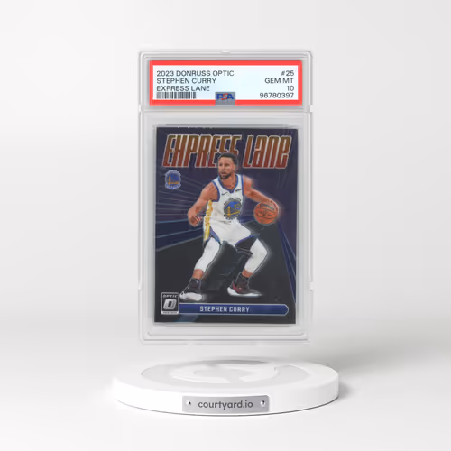 2023 Panini Donruss Optic Express Lane #25 Stephen Curry (PSA 10 GEM MINT)