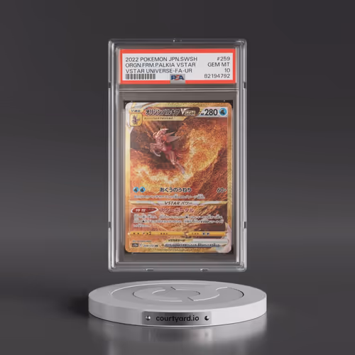 2022 Pokémon Sword & Shield Vstar Universe #259 Origin Forme Palkia Vstar - Full Art Ultra Rare (PSA