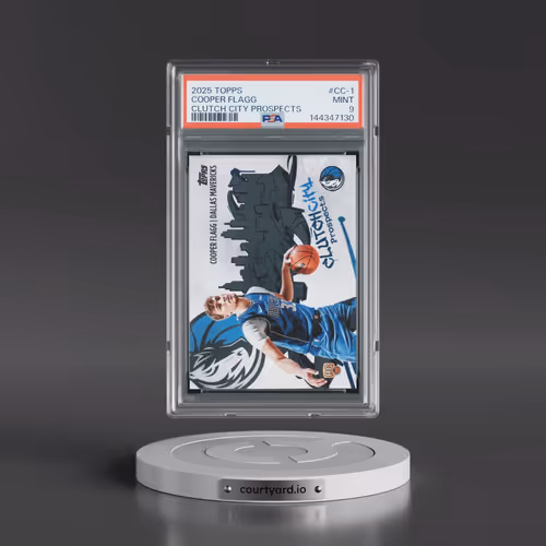2025 Topps Clutch City Prospects #CC-1 Cooper Flagg (PSA 9 MINT)