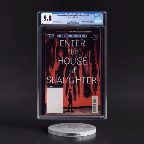 Enter the House of Slaughter FCBD 2021 #nn CGC 9.8 White Pages (Boom! Studios, 8/21) - Universal