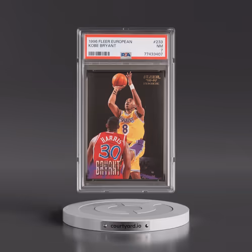 1996 Fleer European #233 Kobe Bryant (PSA 7 NM)