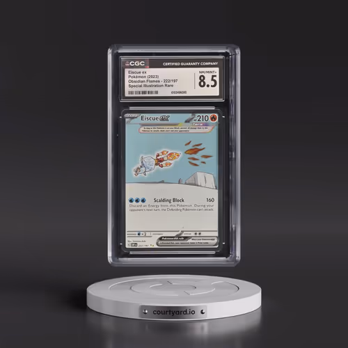 2023 Obsidian Flames - OBF EN #222/197 Eiscue ex - Special Illustration Rare (Holo) (CGC 8.5 NM-MT+)