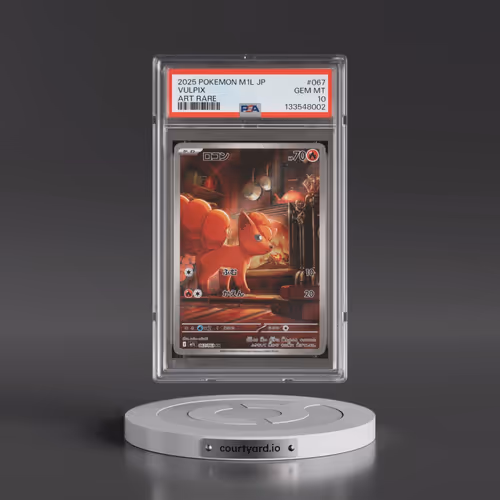 2025 Pokémon M1l-Mega Brave #067 Vulpix - Art Rare (PSA 10 GEM MINT)