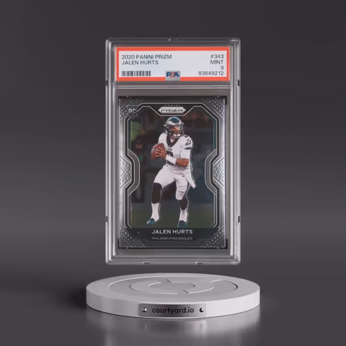 2020 Panini Prizm #343 Jalen Hurts (PSA 9 MINT)