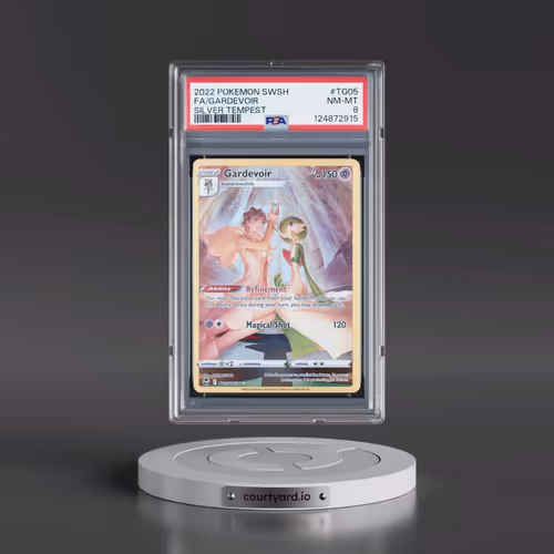 2022 Pokémon Sword & Shield Silver Tempest #TG05 Gardevoir - Full Art (PSA 8 NM-MT)