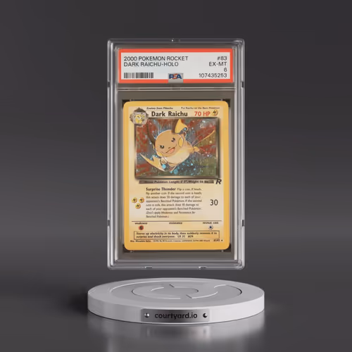 2000 Pokémon Rocket #83 Dark Raichu - Holo (PSA 6 EX-MT)