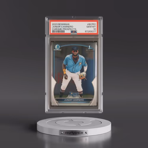 2023 Bowman Chrome Prospects #BCP61 Junior Caminero (PSA 10 GEM MINT)