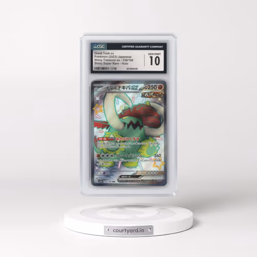 2023 Shiny Treasure ex #330/190 Great Tusk ex (CGC 10 GEM MINT)