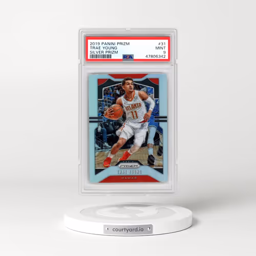 2019 Panini Prizm #31 Trae Young Silver Prizm