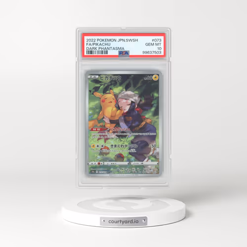 2022 Pokémon Sword & Shield Dark Phantasma #073 Pikachu - Full Art (PSA 10 GEM MINT)
