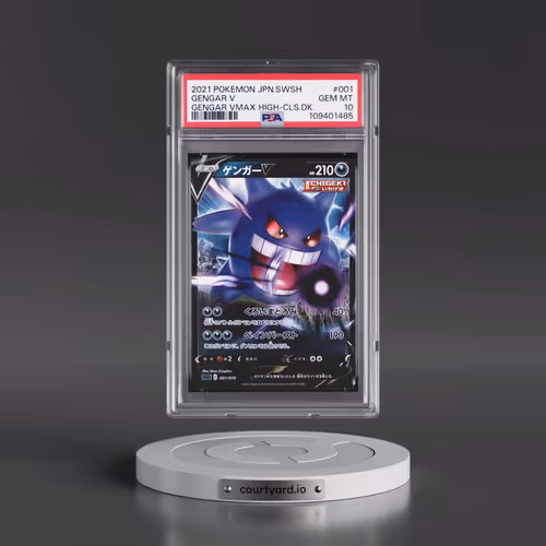 2021 Pokémon Sword & Shield Gengar Vmax High-Class Deck #001 Gengar V - Holo (PSA 10 GEM MINT)