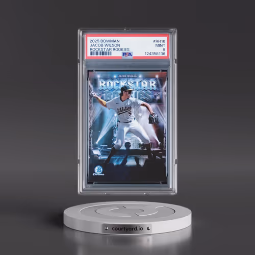 2025 Bowman Rockstar Rookies #RR16 Jacob Wilson (PSA 9 MINT)