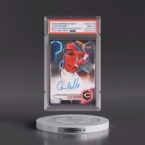 2023 Bowman's Best Best of 2023 Autographs #B23CCR Cam Collier (PSA 9 MINT)