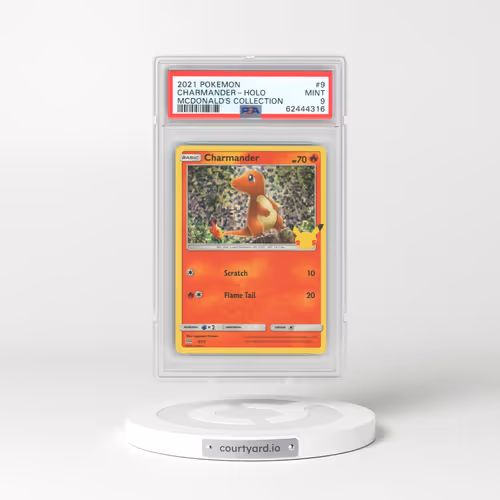 2021 Pokémon Mcdonald's Collection #9 Charmander - Holo (PSA 9 MINT)
