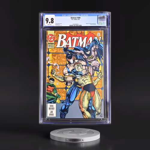 Batman #489 CGC 9.8 White Pages (DC Comics, 2/93) - Universal