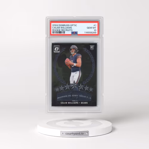 2024 Panini Donruss Optic Rookie Recruits #1 Caleb Williams (PSA 10 GEM MINT)
