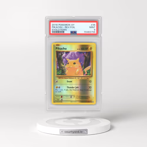 2016 Pokémon XY Evolutions #35 Pikachu - Reverse Foil (PSA 9 MINT)