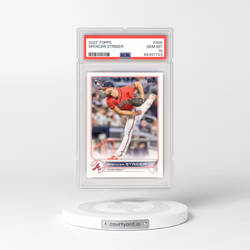 2022 Topps #509 Spencer Strider (PSA 10 GEM MINT)